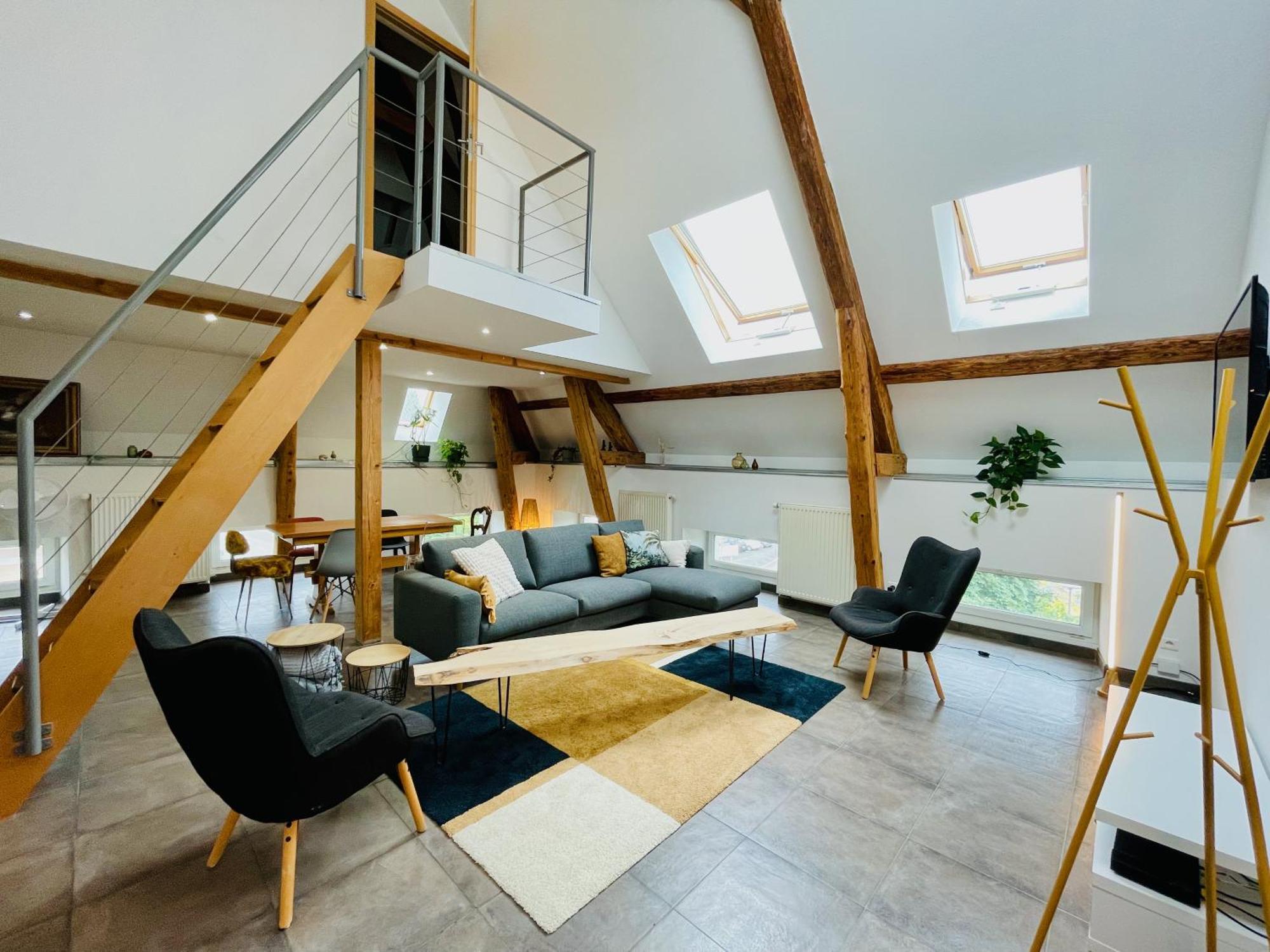 Duplex + Parking Gratuit Facile Daire Sainte-Suzanne  Dış mekan fotoğraf
